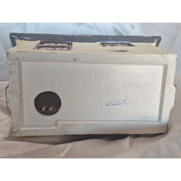 Yuletide Snow Hamlet “Mansion” 1987 Lighted Building w/ Box & Cord - Picture 4 of 9